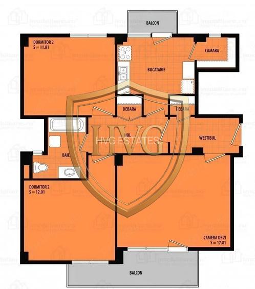 Apartament cu 3 camere | Centrala imobil | Universitate - 4