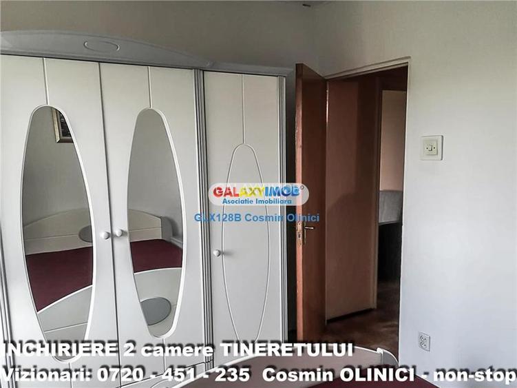 Inchiriere apartament 2 camere Tineretului langa parc mobilat utilat - 8