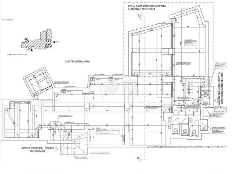 De vânzare: spațiu 169mp subsol-bar/afacere la cheie -Calea Victoriei - 8