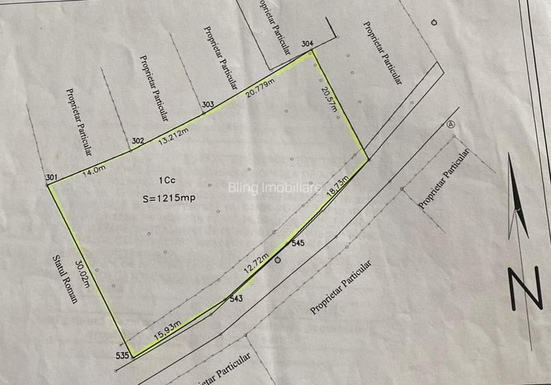 Teren 1215mp intravilan in Gruia, PUZ Rezidential 4 Case Individuale - 2