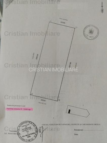 Teren intravilan de constructii Centura-Minerva 30.000 mp cu 50m front stradal - 2