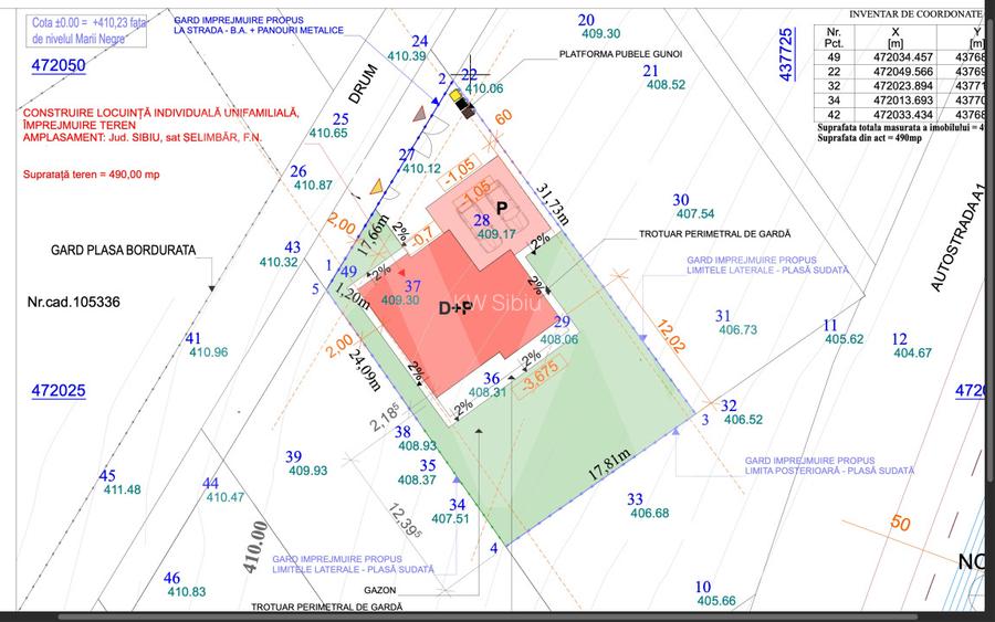 Casa Individuala moderna 4 cam–Teren 815 mp.SU 201 mp. Șelimbar-Sibiu - 14