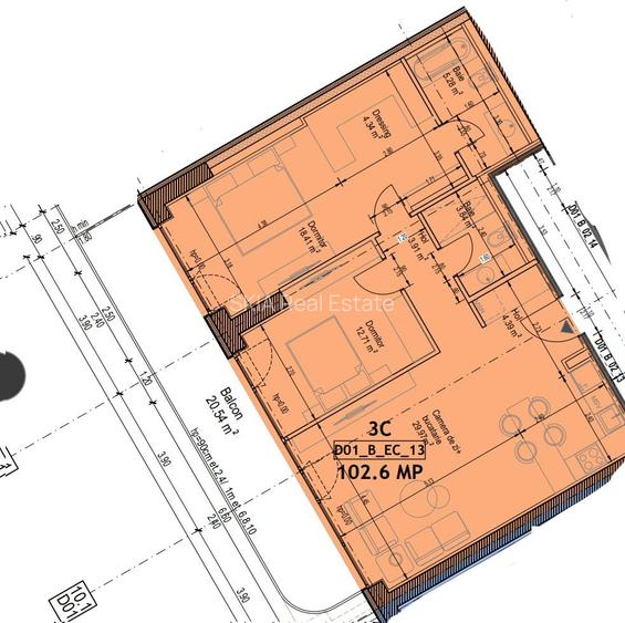 Apartament cu 3 camere // ONE Lake District - 1