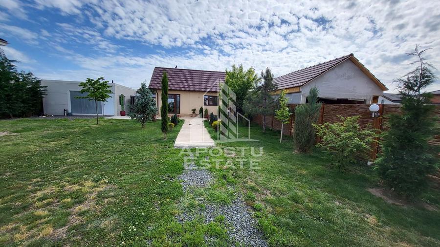 Casa individuala,teren de 726 mp+proiect aprobat pt duplex,Dumbravita