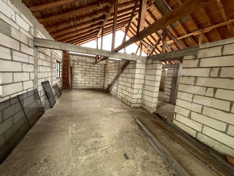 Casă la roșu P+E, 90 mp, teren 500 mp, localitate Decindeni