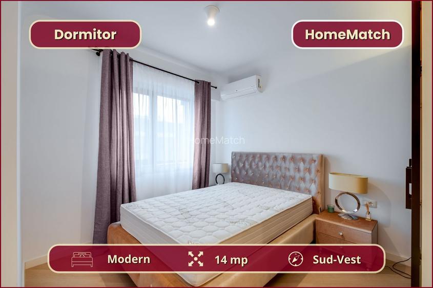 Cortina North || 2 camere || Finisaje de lux || Parcare || Piscină - 6
