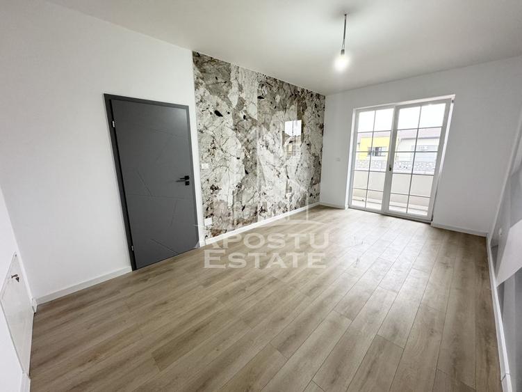 Apartament cu 1 camera complet finalizat de lux etajul 1 Giroc asfalt