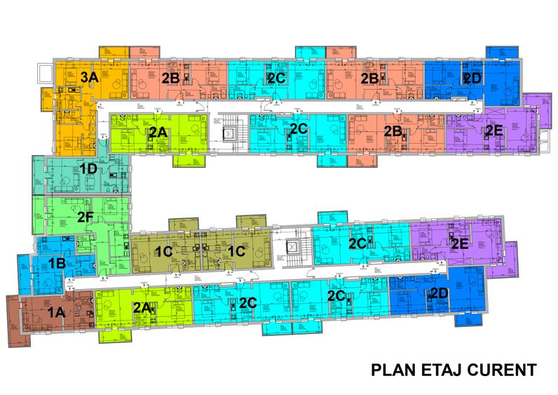 Apartament 2 Camere TIP A in complex Izbiceni Residence