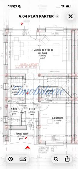 Duplex 195 mp, Teren 250 mp Floresti Zona Tineretului