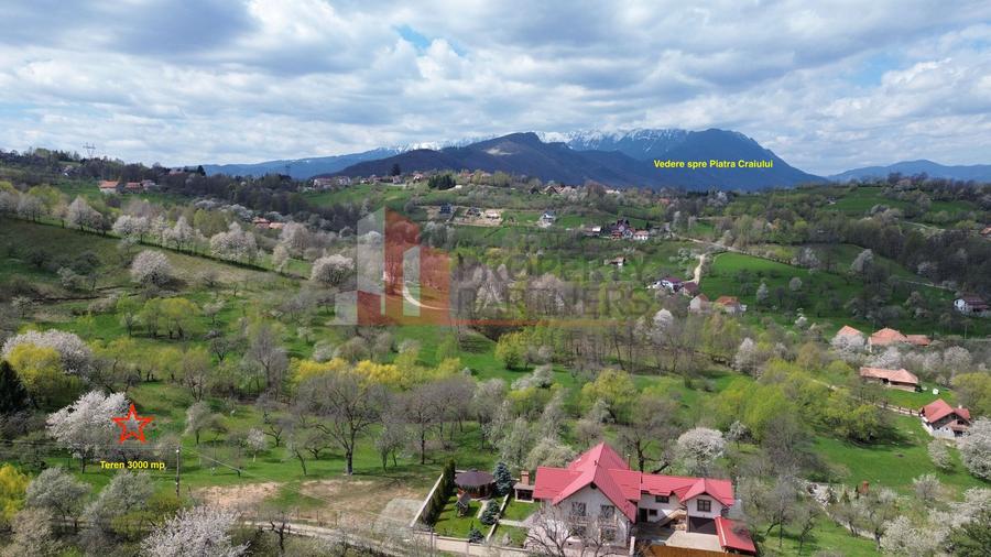 TEREN PREMIUM ÎN BRAN – SOHODOL | 3000 MP CU PANORAMĂ EXCEPȚIONALĂ