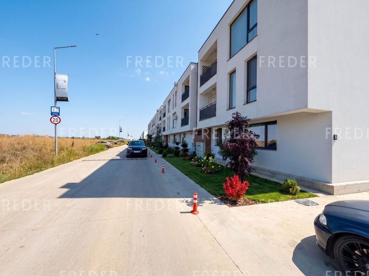 Apartament cu 2 camere de inchiriat cu terasa la parter in Tunari