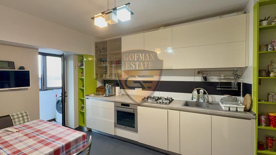 3 camere, Faleza Nord, 84 mp, 2 bai, 2 balcoane, renovat, mobilat, etj 7/8, lift