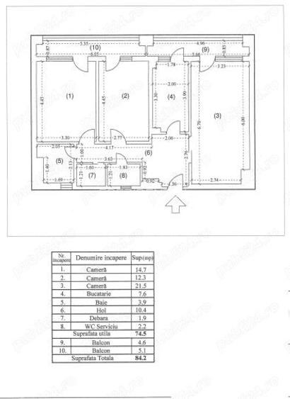 APARTAMENT 3 CAMERE UNIRII-BIBLIOTECA NATIONALA - 5