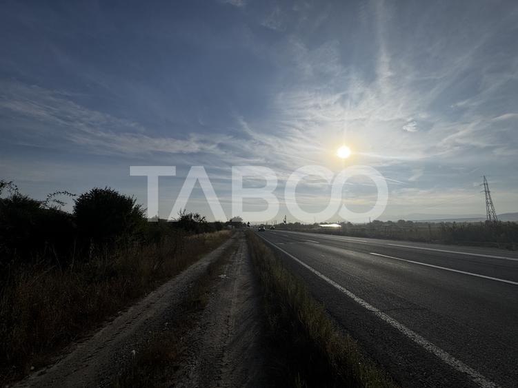 Teren extravilan 6700 mp intre DN si autostrada iesire Cristian Sibiu