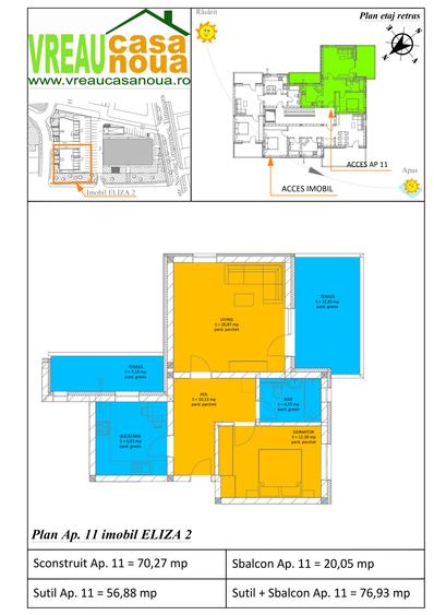 Apartament modern cu 2 camere și 2 terase generoase – Complex Eliza 2, Timișoara