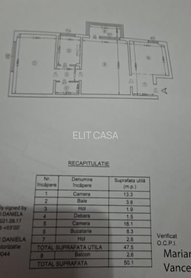 Apartament cu 2 camere, etajul 2/4, zona Tatarasi - 9