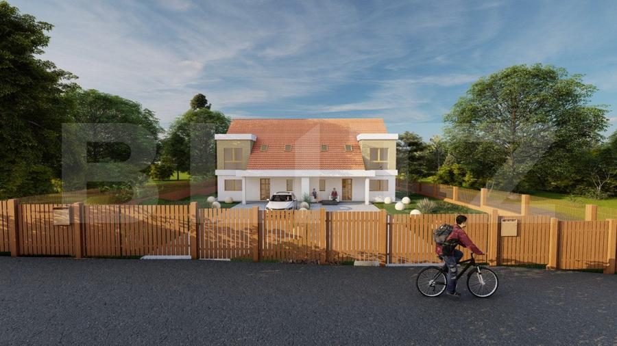 Unitate de duplex in Chinteni cu teren de 450 mp, prețul e + tva