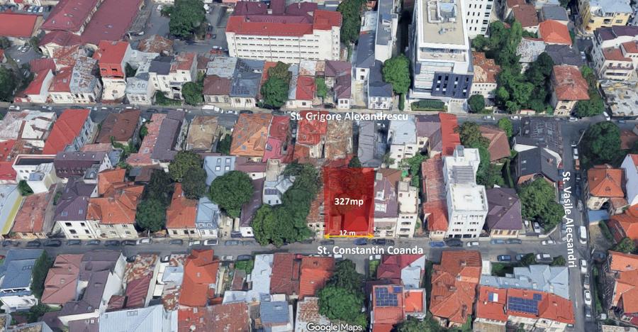 Teren Ultracentral Piata Victoriei | 327 mp