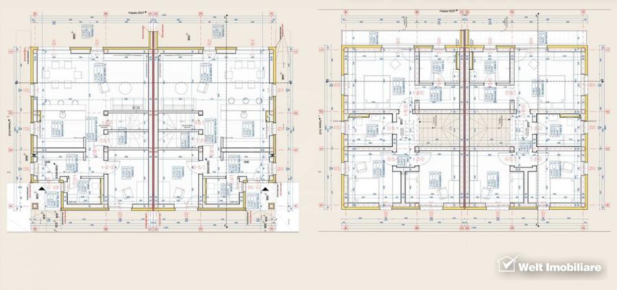Construieste imediat! 2 parcele de teren cu AC si PTH pentru duplex in Chineteni