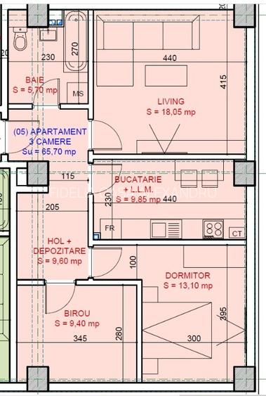 Apartament 3 camere de vanzare Bucium - 7
