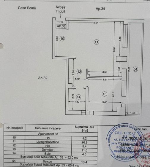 Apartament 2 camere zona Butoaie Mamaia