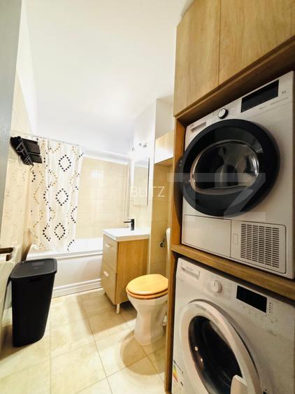 Apartament cu 2 camere, mobilat modern, cu terasă și parcare - 11