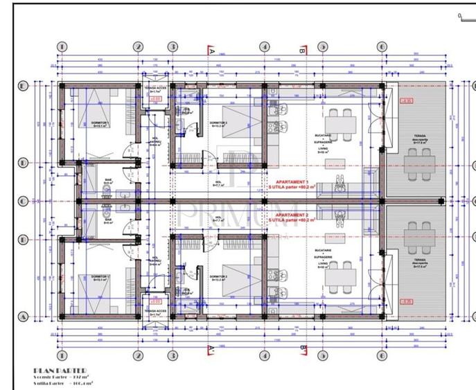 Duplex spatios - zona populata - toate utilitatile