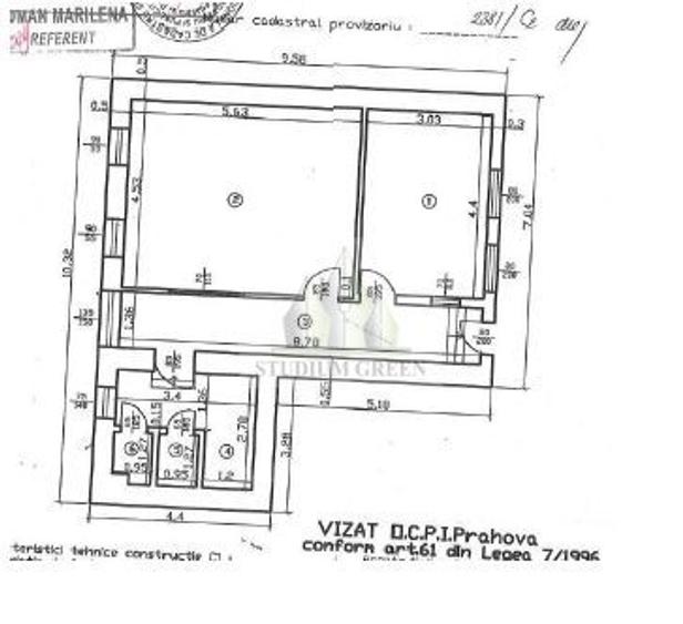 Proprietar vand teren 3349 mp in centrul orasului Sinaia