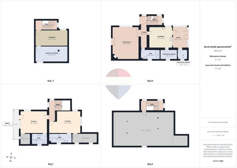 Casa / Vilă cu Subsol, P+1+M, Otopeni, 300 mp Utili, teren 600 mp - 36
