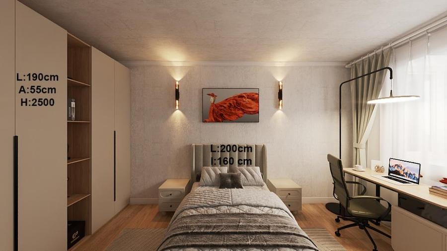 Vanzare 3 camere, etaj 1, orientare sud /Malva Homes /comison 0