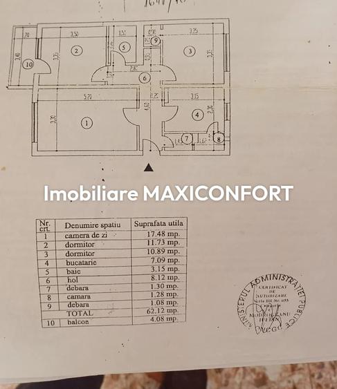 Vanzare 3 camere - Imobiliare MAXICONFORT