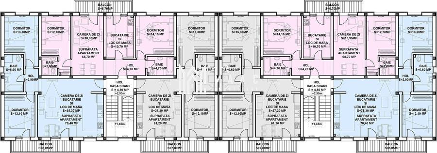 Apartament 3 camere Sibiu | Mihai Viteazul | decomandat, TVA inclus