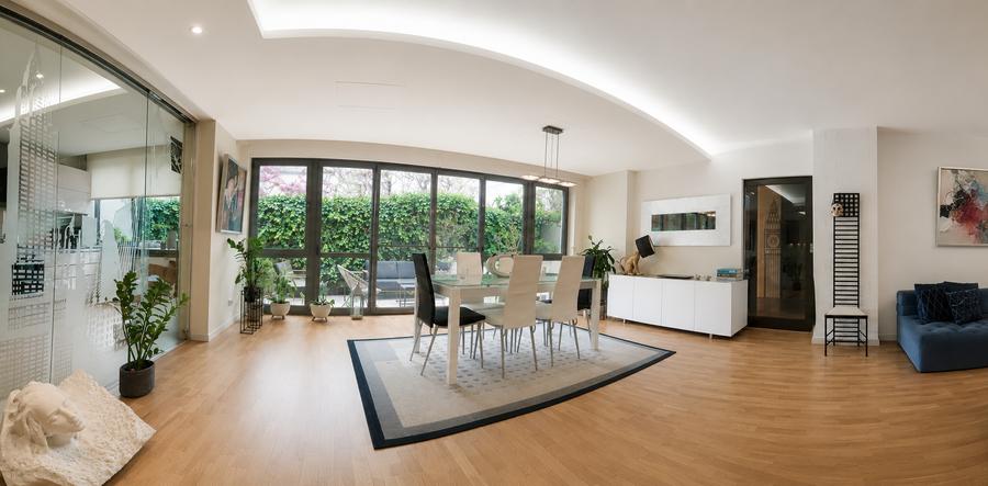Apartament premium cu gradina privata 180 mp utili piscina zona Padurea Baneasa