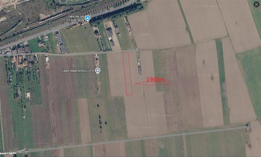 Teren de vanzare la intrarea in Zarnesti (Zona Penny ). Excelent pentru dezvolta