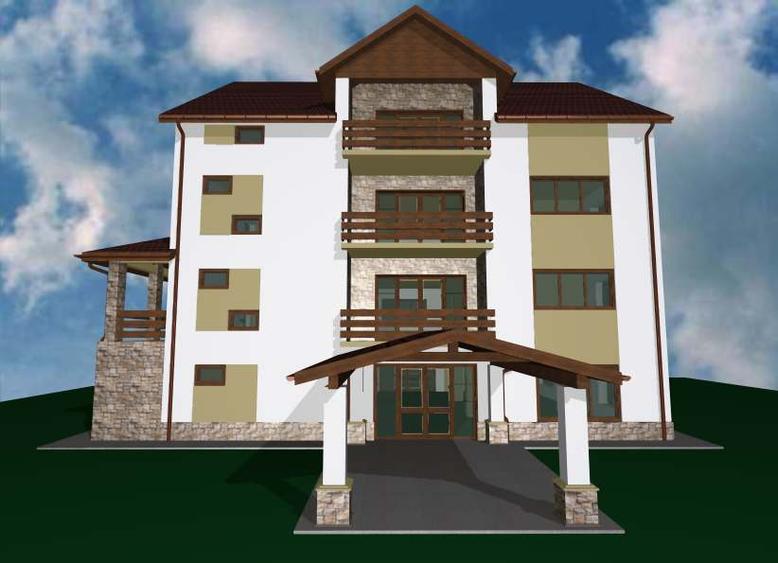 CASA LA ROSU CU PROIECT PENSIUNE - 712 MP