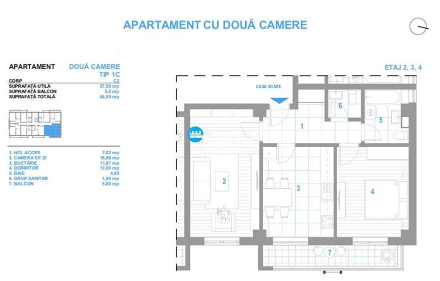 Direct Dezvoltator! Ap 2 cam, finalizat si intabulat! Bucium