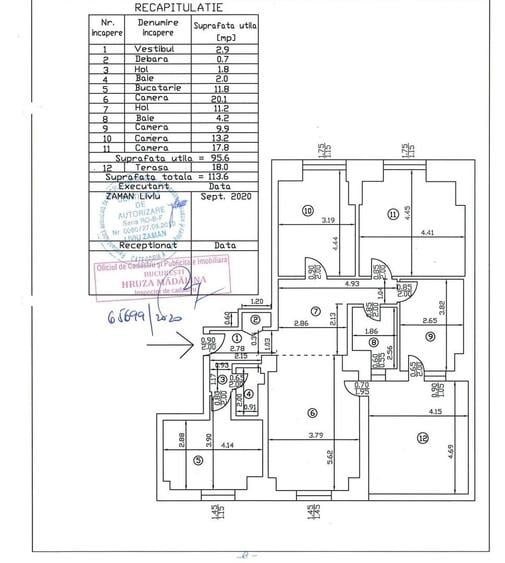 Apartament 4 camere deosebit in zona Unirii Fantani cu terasa de 18mp