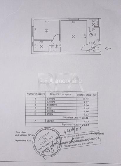 2 Camere Aleea Uioara – Brâncoveanu | 37 mp  | Mobilat Utilat | - 8