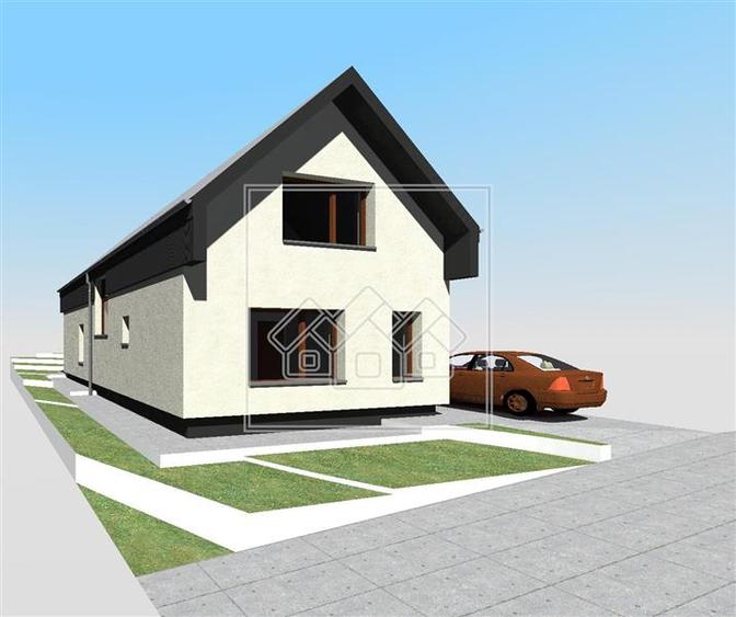 Casa individuala, cu 129 mp utili si teren de 328 mp