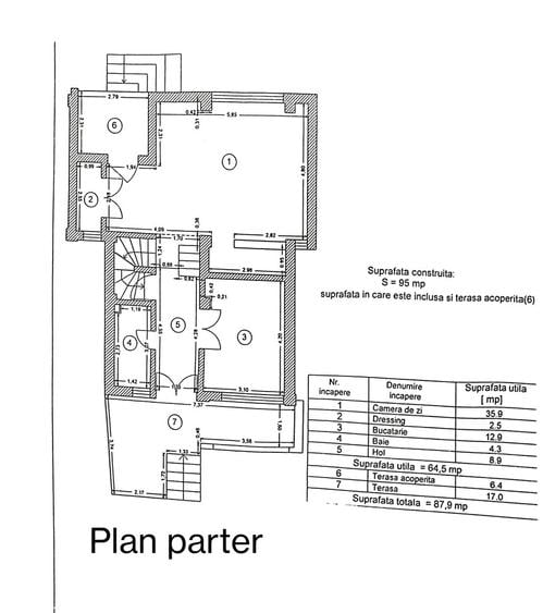 Zona Dorally, vila moderna D+P+E , 4 camere, demisol , mansarda, 400 mp teren