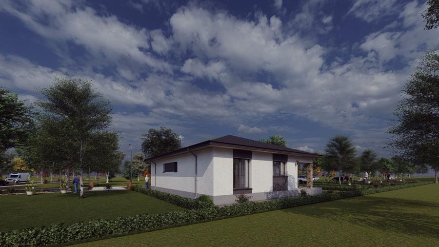 CASA LA ROSU IN COMPLEX DE 20 de CASE INDIVIDUALE in Corbeanca