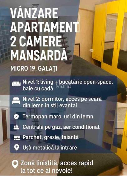 Vând Apartament Mansarda  - 2