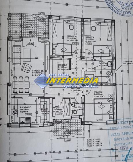 Casa Noua 4 camere pe un Nivel Alba-Micesti 423 mp Teren Finisata si utilitati