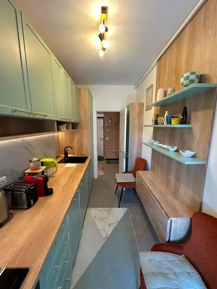 Apartament 2 camere MOBILA UTILAT 7 minute metrou Mihai Bravu