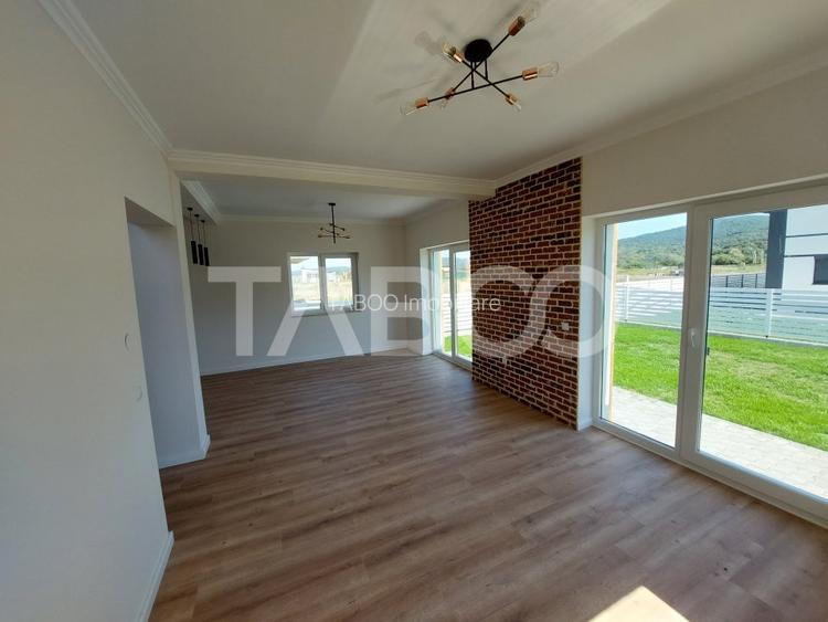 Casa de vanzare 4 camere 3 bai 119 mp cu teren 470 metri in Talmaciu - 10