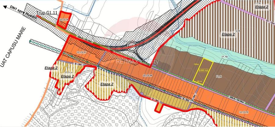 Teren industrial 9.000 mp Gilau Front la DN1 E60 Acces TIR - 6