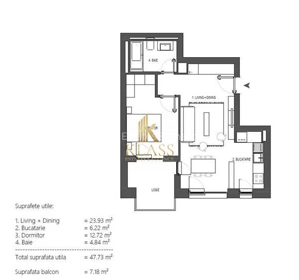 Apartament 2 camere | Parcare inclusa | Avalon Estate – Pipera - 12