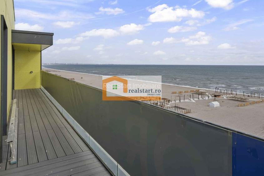 Vedere frontala la Mare, Prima linie, Penthouse tip Duplex, bloc Boutique - 31