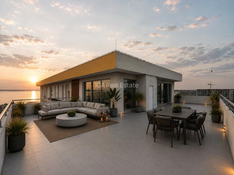 Penthouse langa plaja cu vedere la mare si terasa 150mp - 14