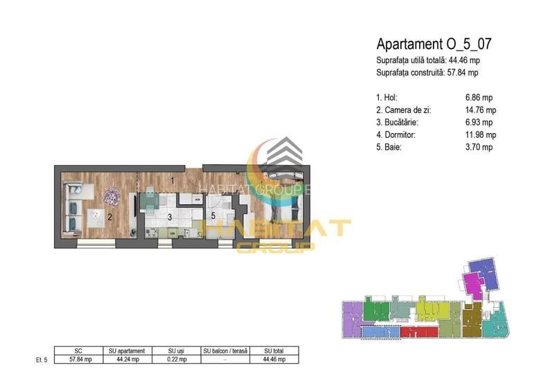 2 camere nou Timpuri noi investitie 8 min metrou - 9